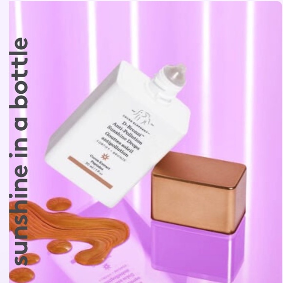 Drunk Elephant D-Bronzi Anti-Pollution Bronzing Drops with Peptides. New - Picture 2 of 4